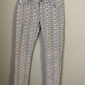 Roxy Skinny Floral Print Boho Jeans